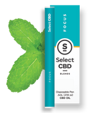 SELECT CBD FOCUS DISPOSABLE VAPE PEN SPEARMINT - 250MG