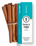 SELECT CBD RELAX DISPOSABLE VAPE PEN CINNAMON - 250MG