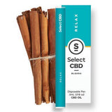 SELECT CBD RELAX DISPOSABLE VAPE PEN CINNAMON - 250MG