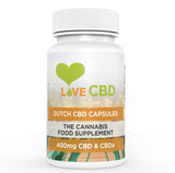 LOVE CBD 400MG DUTCH CBD CAPSULES – 80 X 5MG CBD CAPSULES