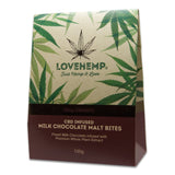 LOVE HEMP CBD CHOCOLATE MALT BITES 200MG - 100G